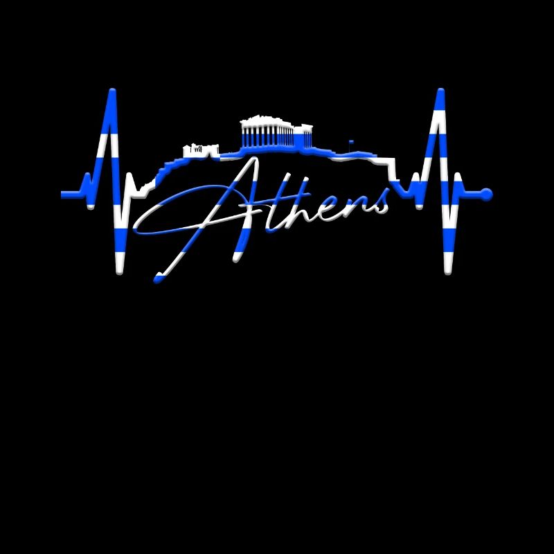 Athènes Skyline Heartbeat Grèce Acropole