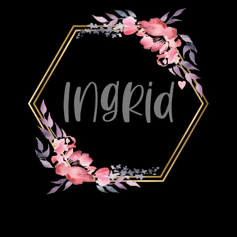 Ingrid fille nom cadeau de bébé