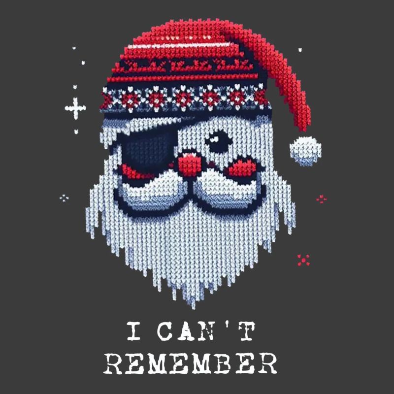 Weihnachtsmann mit Augenklappe Strickmuster