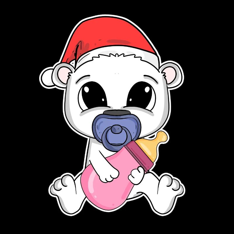 Polar Bear Baby Christmas Bear