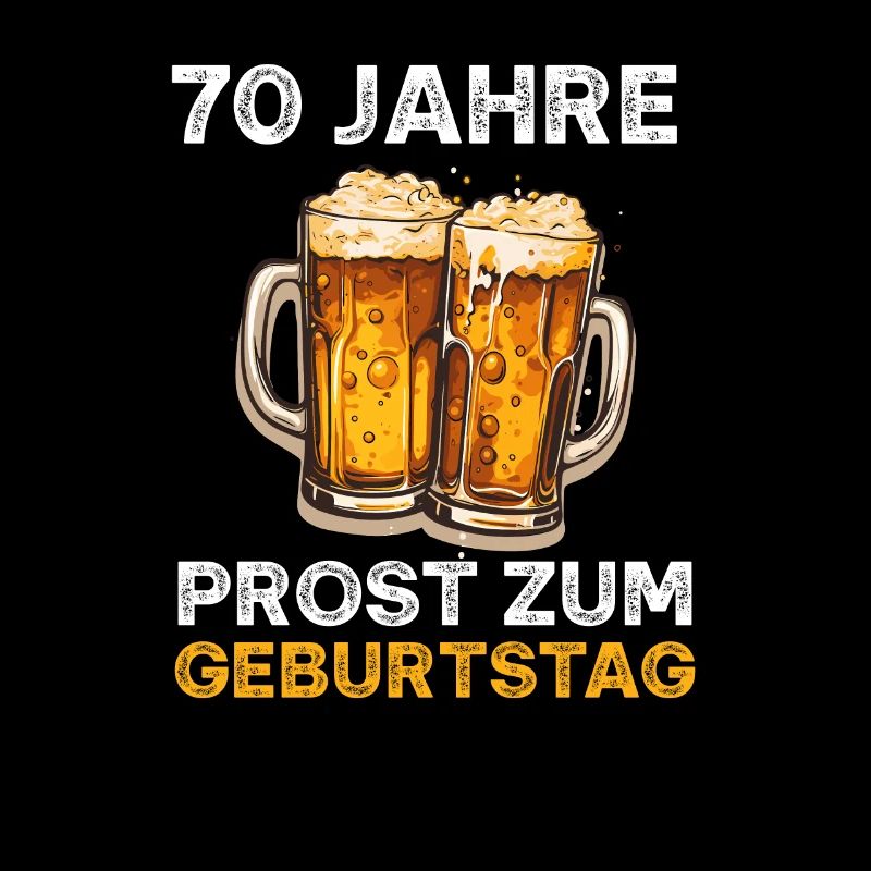 70 Geburtstag Bierliebhaber Bier 70 Jahre Spruch