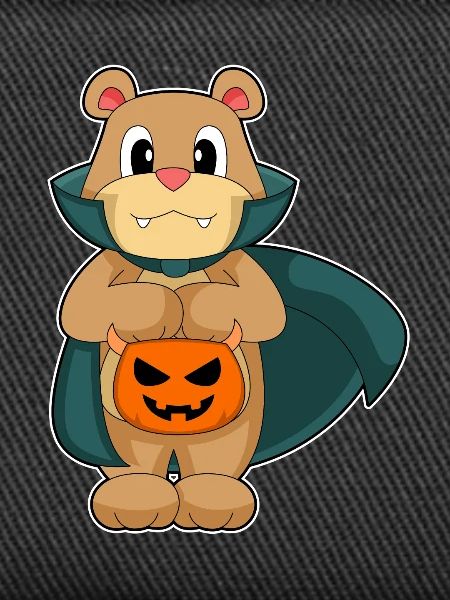 Ours Vampire d’Halloween