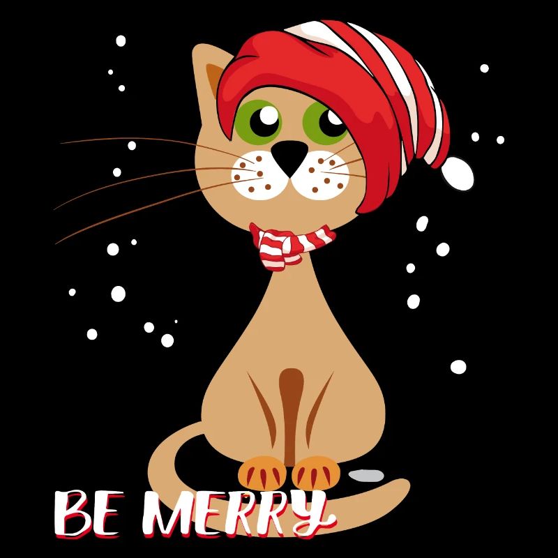 sois Joyeux Chat de Noël
