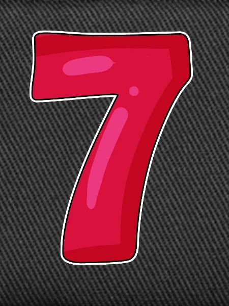 7 red