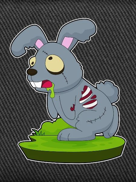 Bunny Halloween Zombie