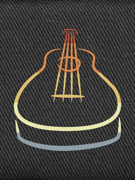 Retro Ukulele Sketch