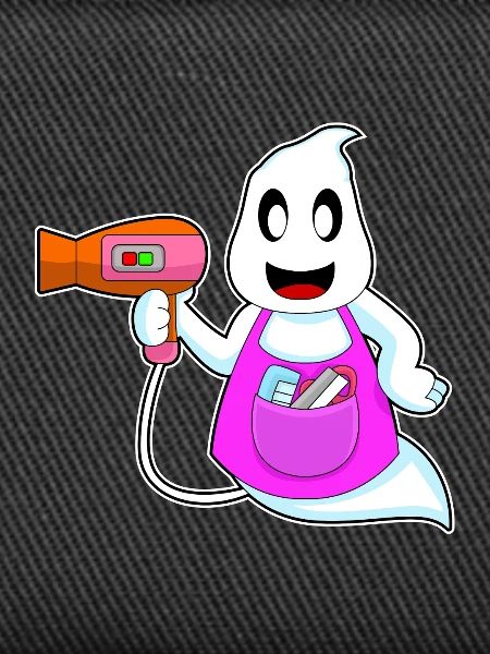 Coiffeur Ghost Halloween