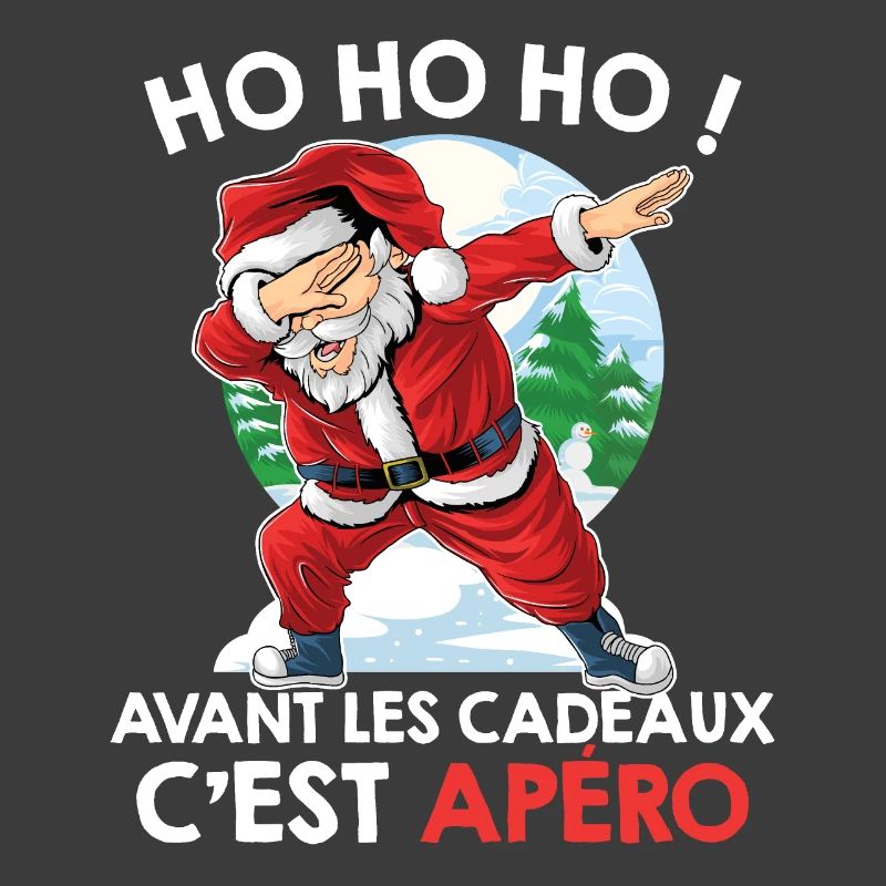 AVANT LES CADEAUX C EST APÉRO PULL MOCHE NOEL
