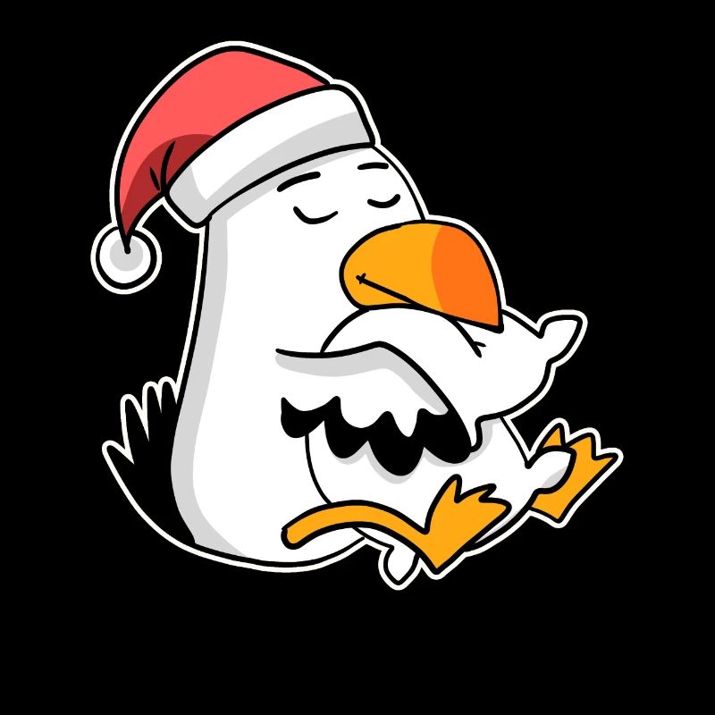 Mouette de la mer du Nord Noël