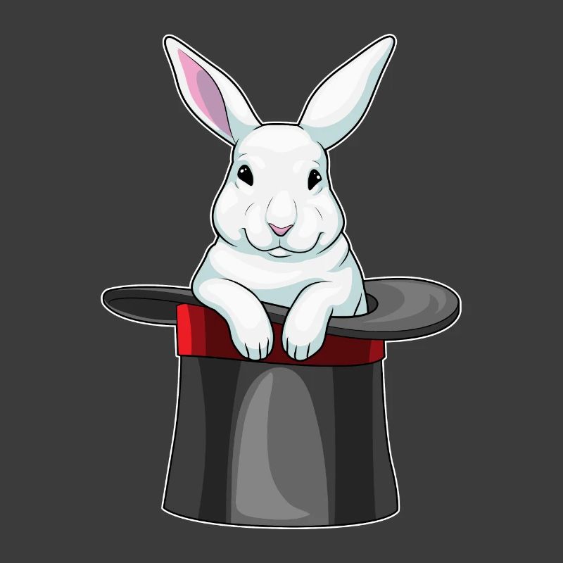 Chapeau haut de forme Bunny Wizard