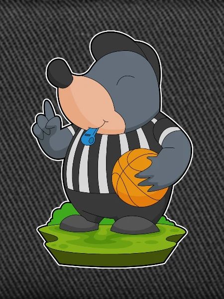 Mole Referee Basketball