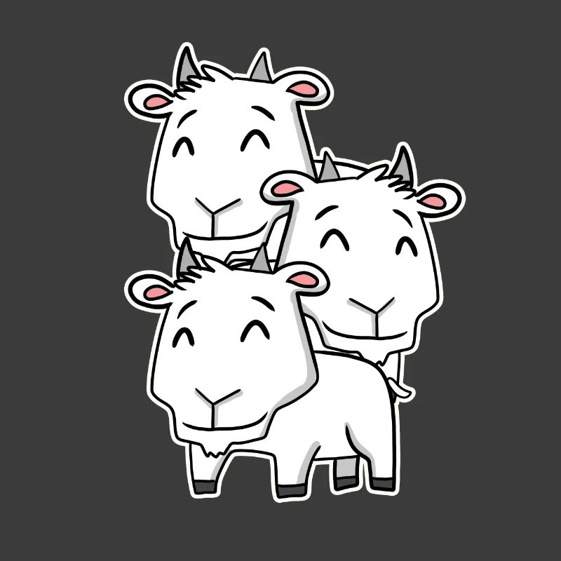 Motif de chèvre