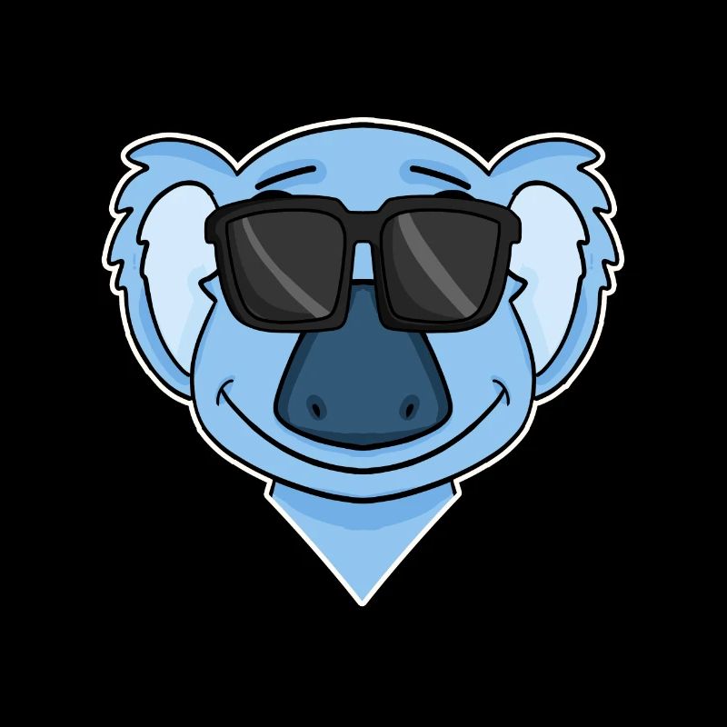 Koala mit Brille