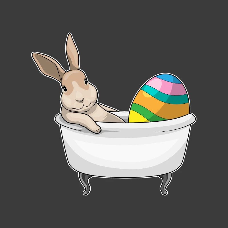 Bunny Easter Bathtub