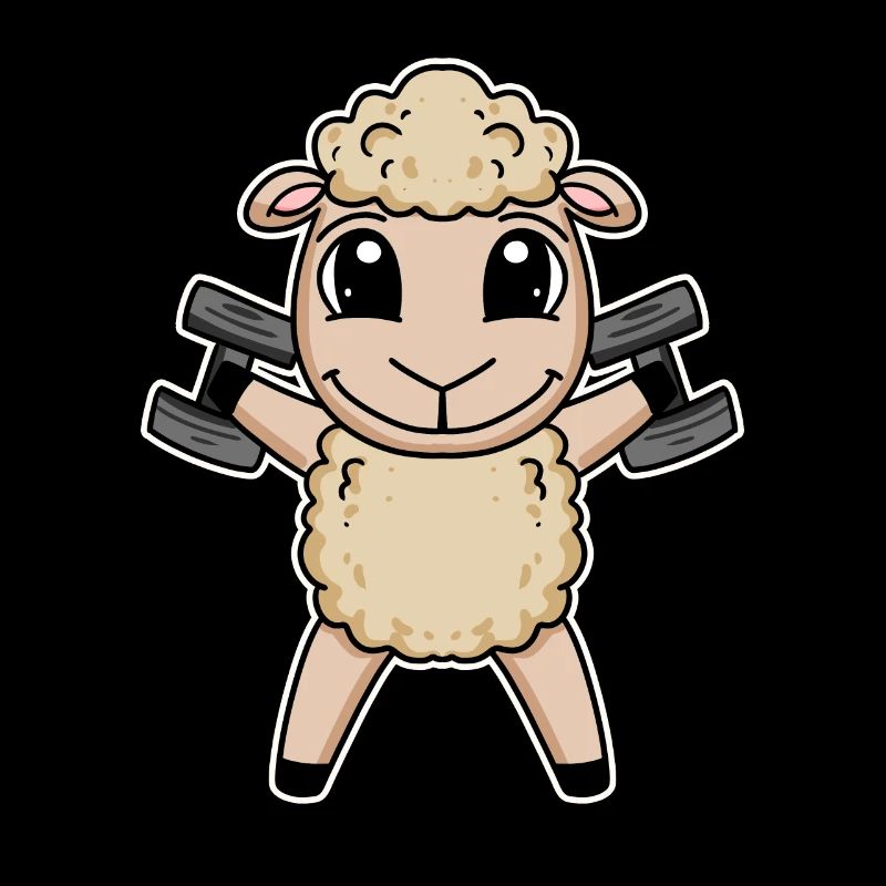 Sheep Dumbbell Training Strength Training Fitness