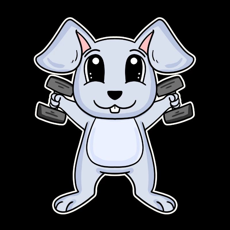 Rabbit Dumbbell Training Strength Training Fitness