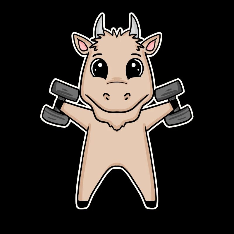 Goat Dumbbell Training Strength Training Fitness