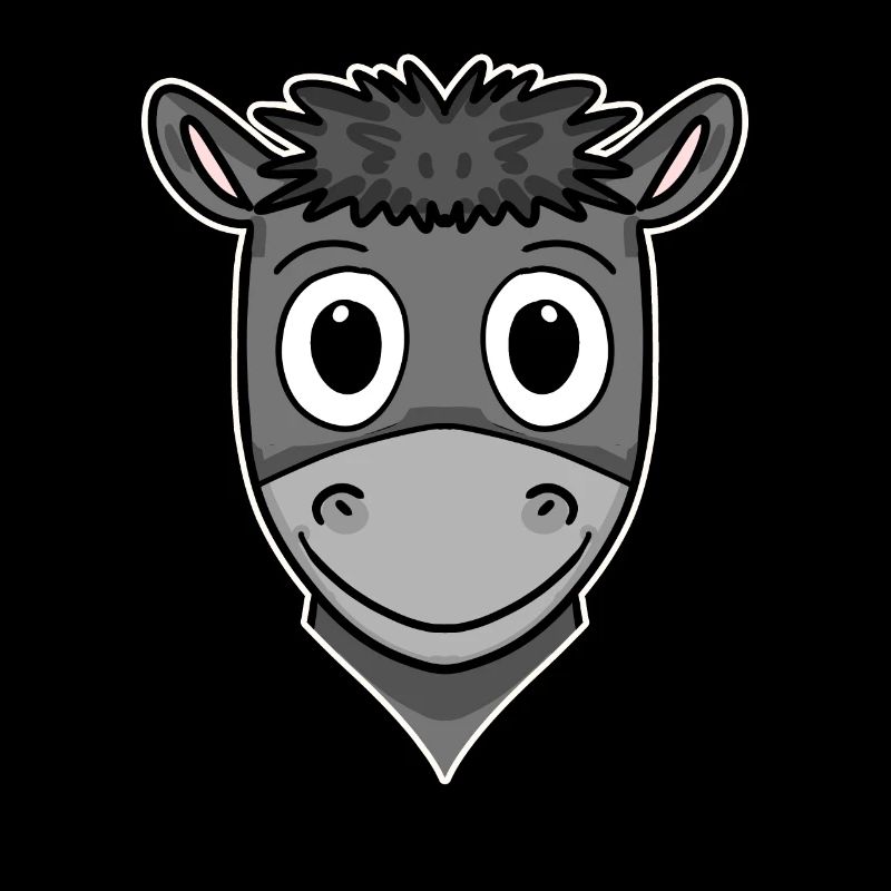 Tête d’âne Tête d’animal Tête d’âne