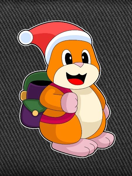 Hamster Christmas Student
