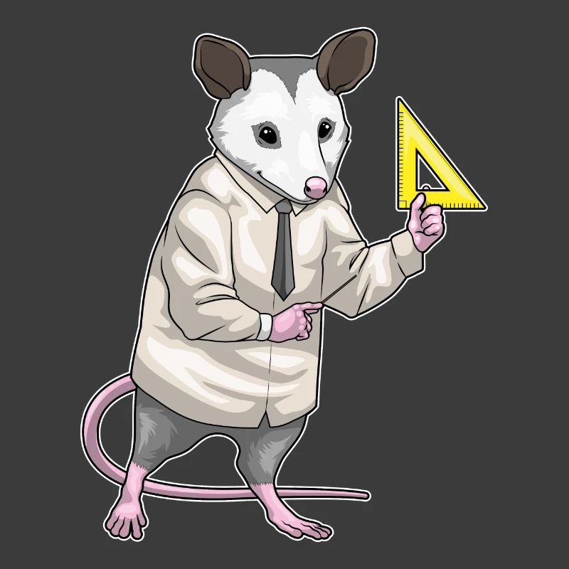 Possum, professeur de maths, école