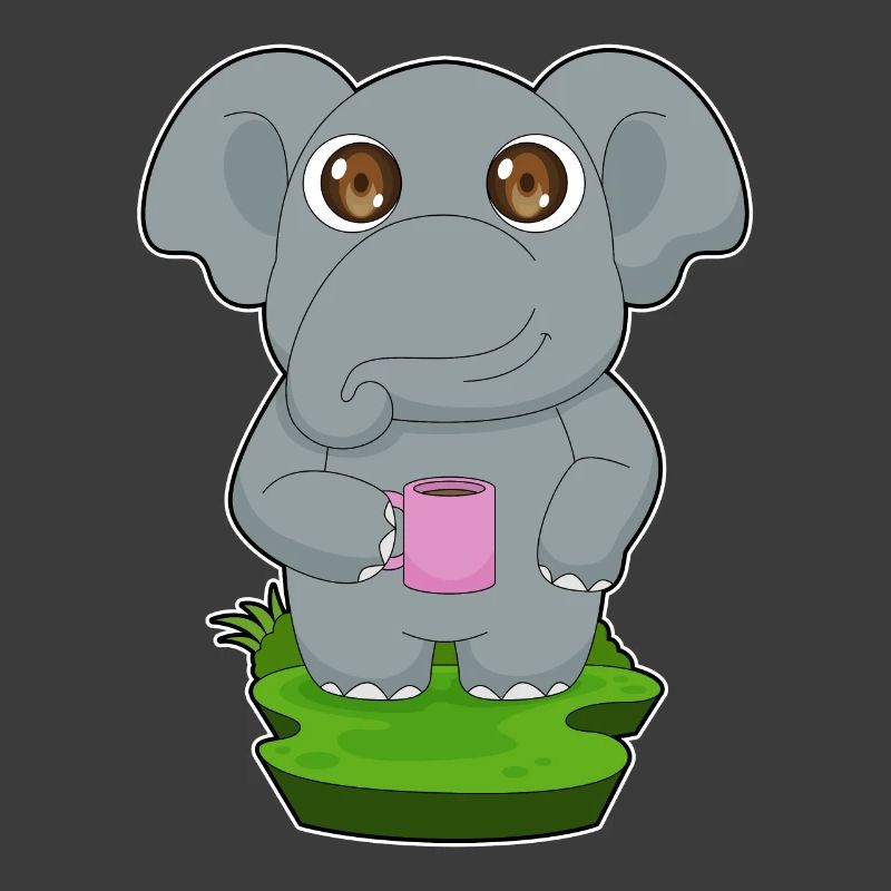 Elefant Kaffee Becher