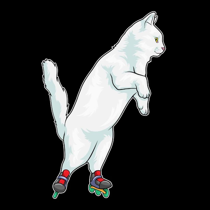 Cat Inline skating Inline skates