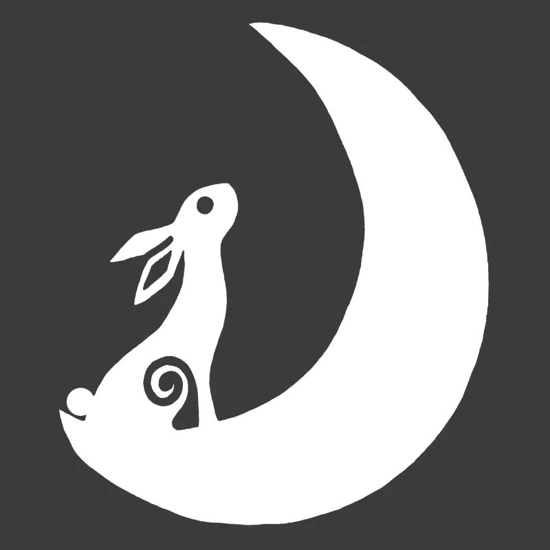 A rabbit on the moon