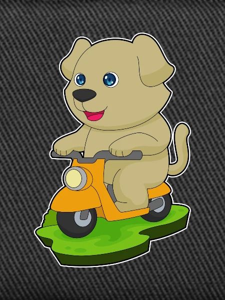 Trottinette pour chien