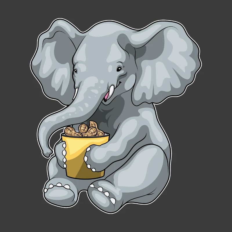 Elefant Erdnüsse