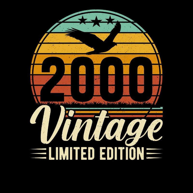 2000 Anniversaire Né en 2000 vintage Rétro. Editio