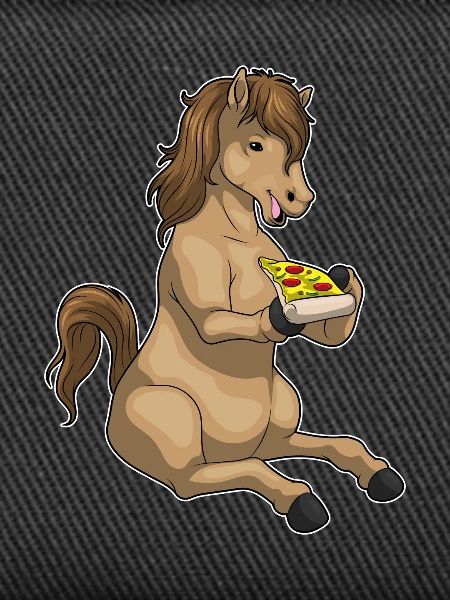 Pferd Pizza