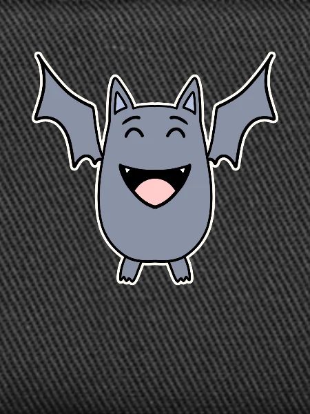 lachende Fledermaus