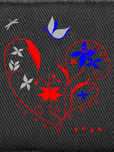 Heart with ornaments