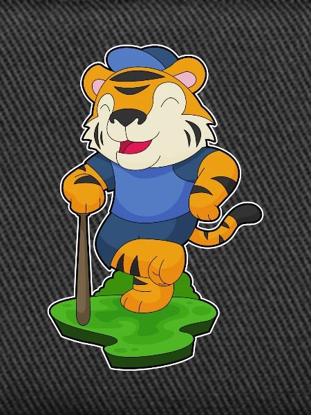 Tiger Baseball Baseball Bat