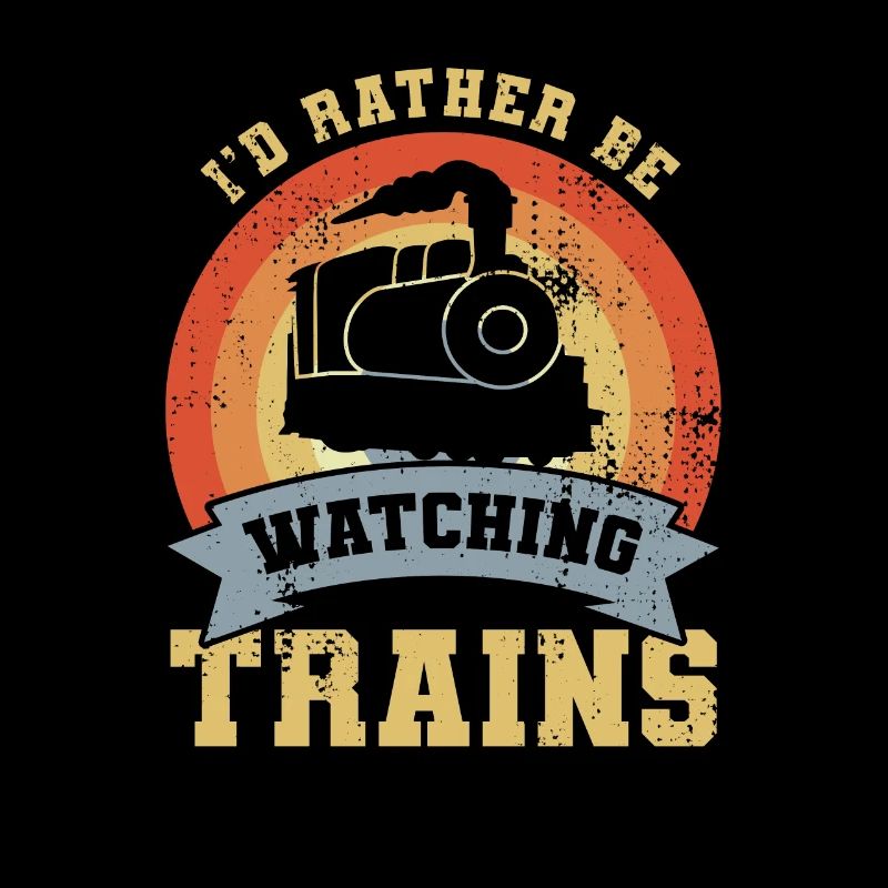 Funny railroad worker