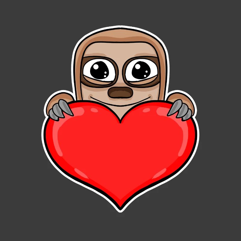 Sloth Heart Romantic
