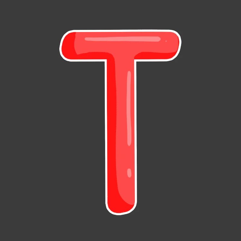 Buchstabe T Anfangsbuchstabe