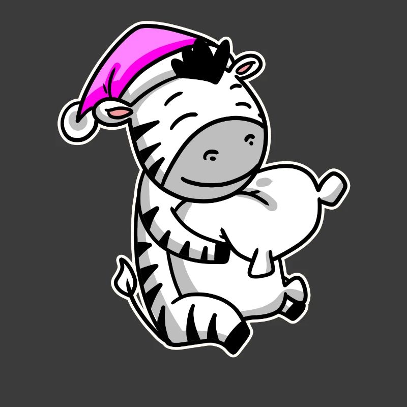 Zebra Tired Sleeping Sleeping Girl