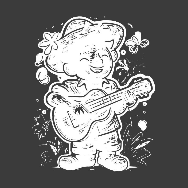 Ukulele Player Graphics