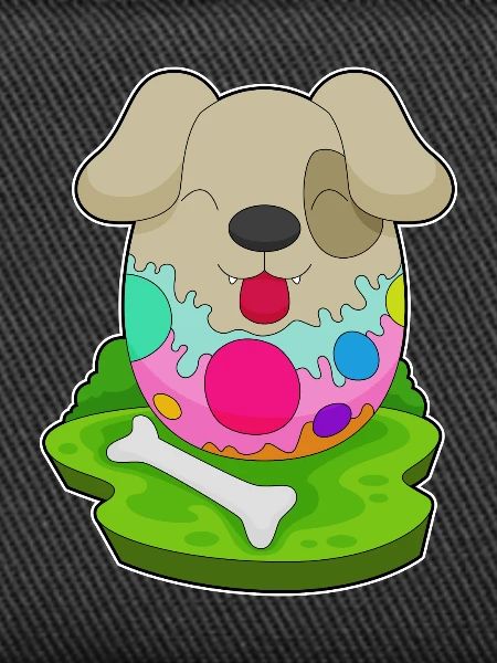Dog Easter Easter Egg