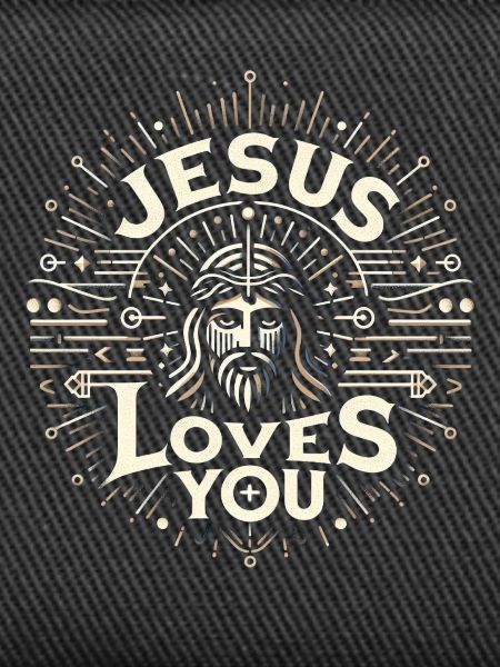 Jesus Loves You - Strahlendesign