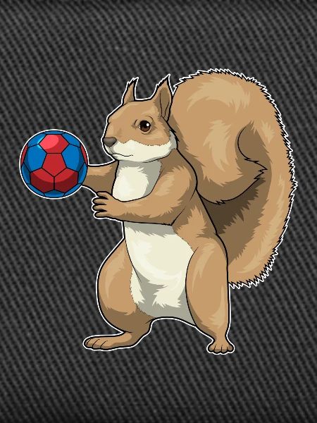 Squirrel Handball Player Handball