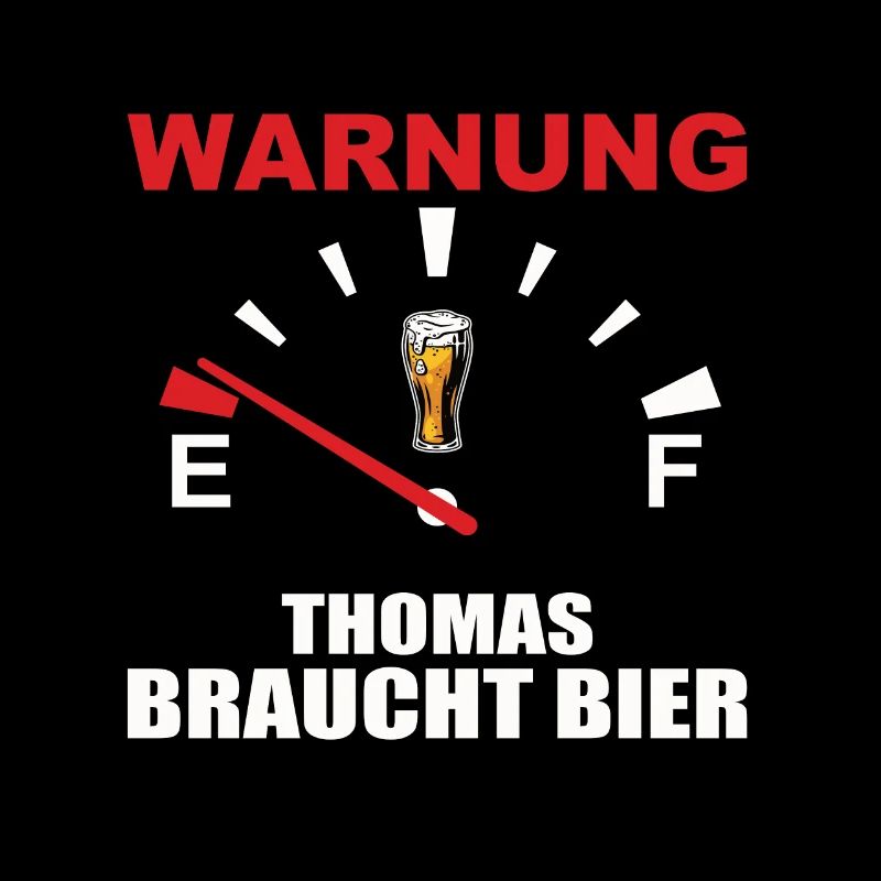 Humorvolles Bierwarnungs-Design