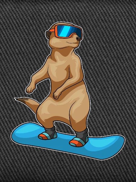 Snowboardeur Suricate