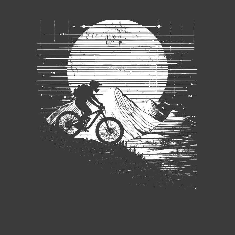 Mountainbiker Skizze