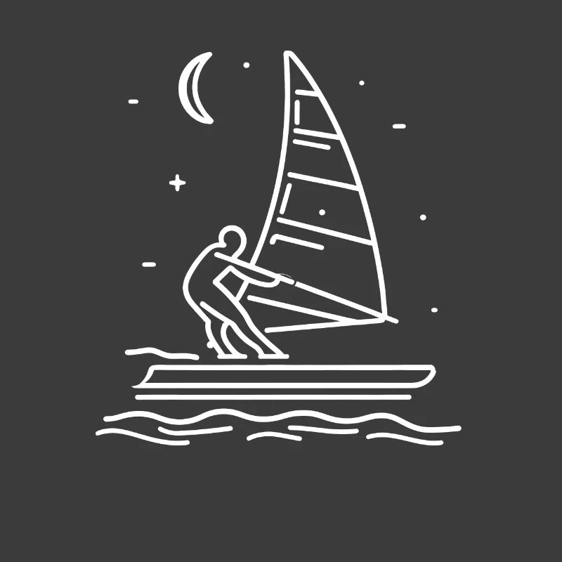 Windsurfer Zeichnung