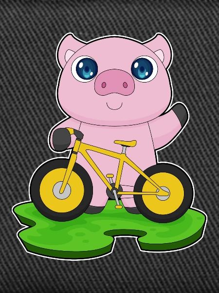 Pig Bicycle