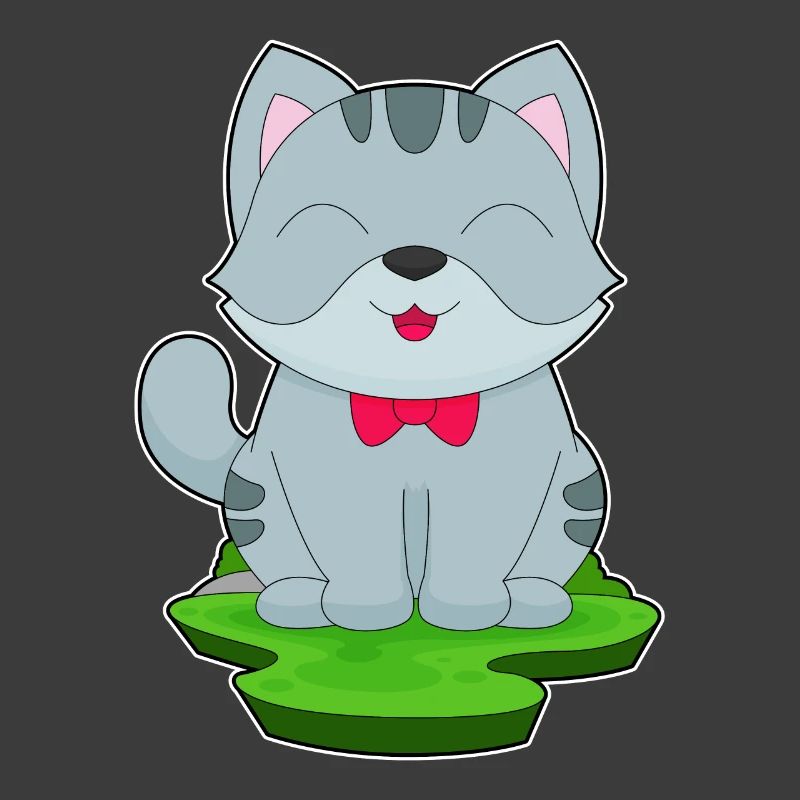 Katze Schleife