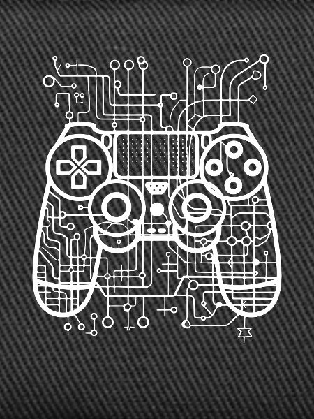 Gaming Controller Zeichnung