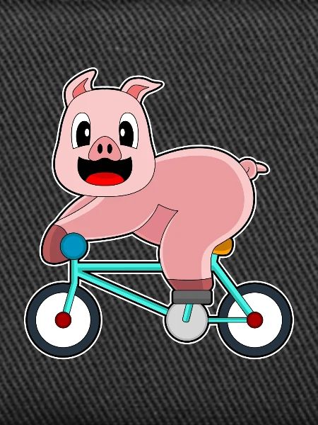 Pig Bicycle